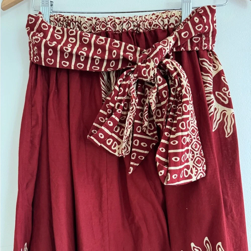 Natalie Martin Boho Sun Print Midi Skirt – Size‎ S